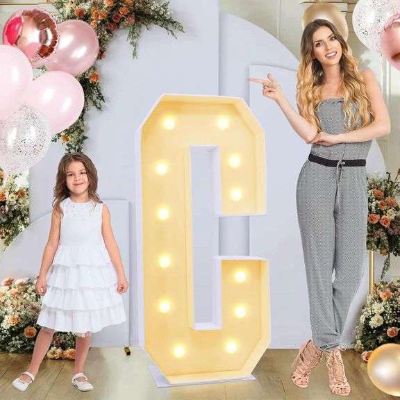 4ft Marquee Letters C for Party Decor, 4 ft tall image
