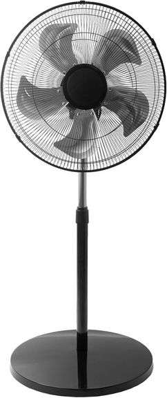 Pedestal Fan 5000CFM, 20in, 4 Speed, Black image