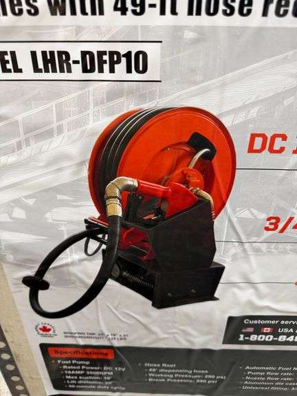2025 Land Honor DFP10 Diesel Fuel Transfer Pump with 49' Hose Reel image