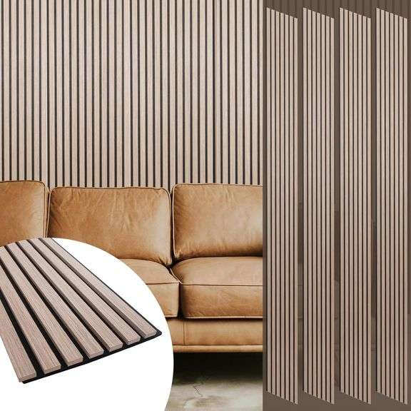 Yuzzy Wood Panels 108x11 Slat Acoustic 4PCS image