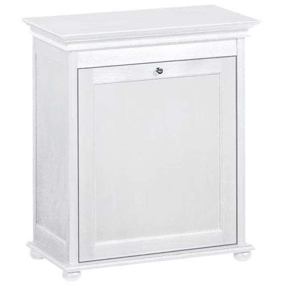 Hampton Harbor 24 in. Tilt-Out Hamper, White (Damaged) image
