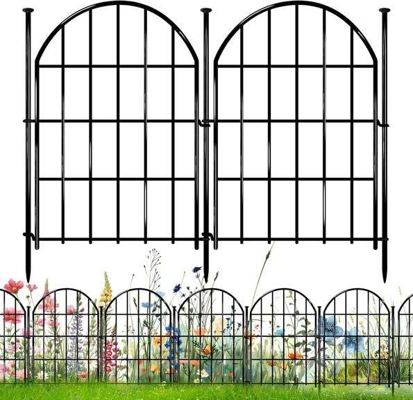 Decorative Garden Fence 22in x 28ft No Dig Border image