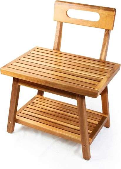 ENKEZI Shower Bench 23" Waterproof Chair image