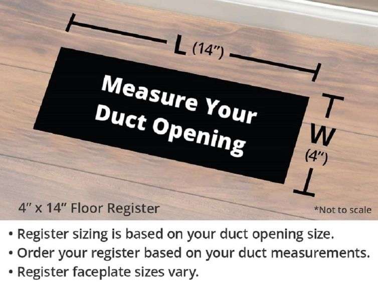 Accord Oak Floor Register 4x14 Dark Oak (4 Pack) image
