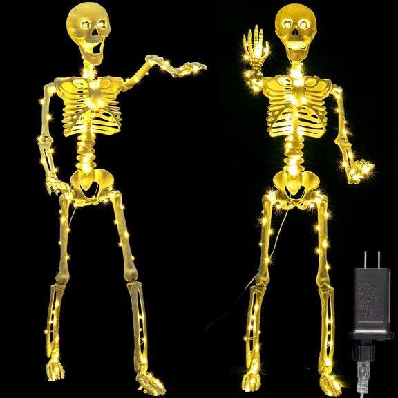 2 Pack 40" Plug LED Skeleton Decor image
