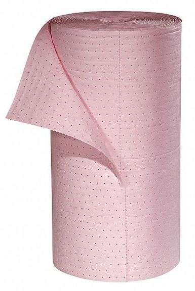 PIG Absorbent Roll 40 gal, 10x15, Perforated Pink image
