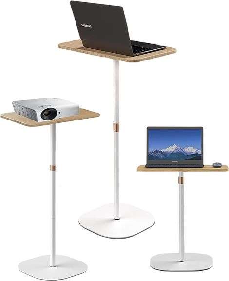 Mobile Standing Desk, Adjustable Laptop Stand image