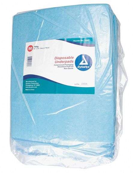 Dynarex Underpad, Extra Heavy, 30x30, 100 PK image
