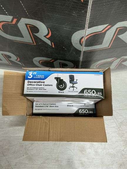 TITAN Decorative Office 5-Pack Casters 2-in Tp/TPR image