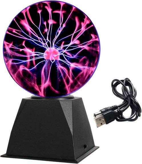 Gresus 6" Plasma Ball   Touch & Sound USB Nebula image