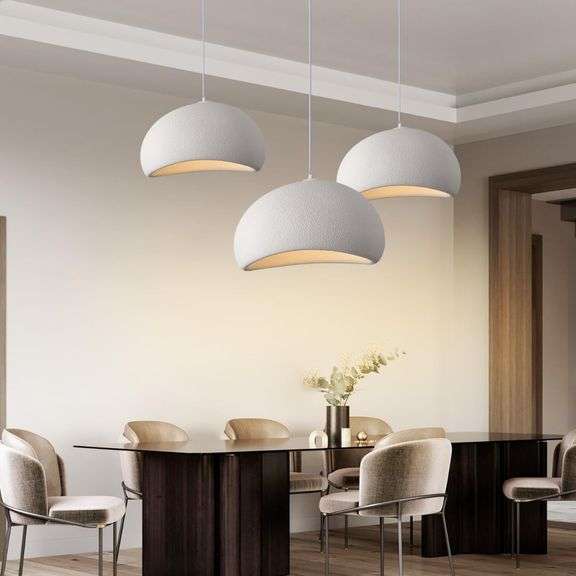 19.7in Modern Pendant Light - E26, Bird Nest Style image