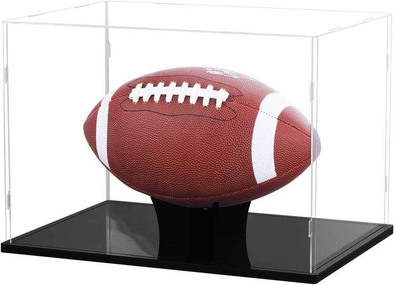 Football Display Case - Acrylic, UV Protected image