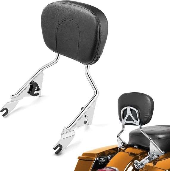 Harley Touring Detachable Backrest Quick Release image