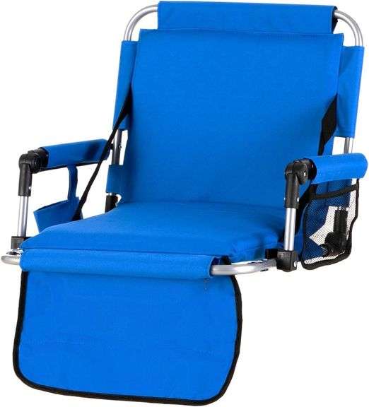 LET'S CAMP Folding Stadium Seat with Cup Holder image