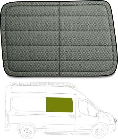 Ford Transit Sliding Door Window Cover image