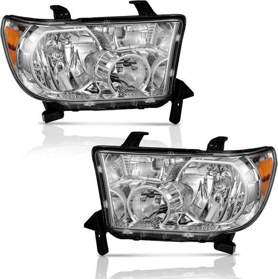 WEELMOTO Headlight For 2007-2013 Toyota Tundra image