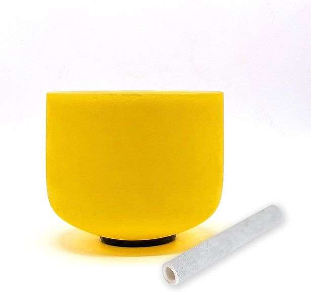 TAIFENG E Note Solar Quartz Singing Bowl 8" image