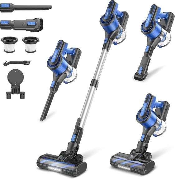 Cordless Vacuum 45Kpa 50min -Dark Blue image