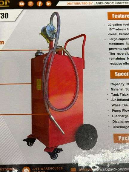 2025 Land Honor GCT30 30gal. Gas Caddy Tank image