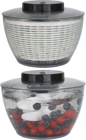 Electric Salad Spinner - 5Qt, 2-in-1, Medium image