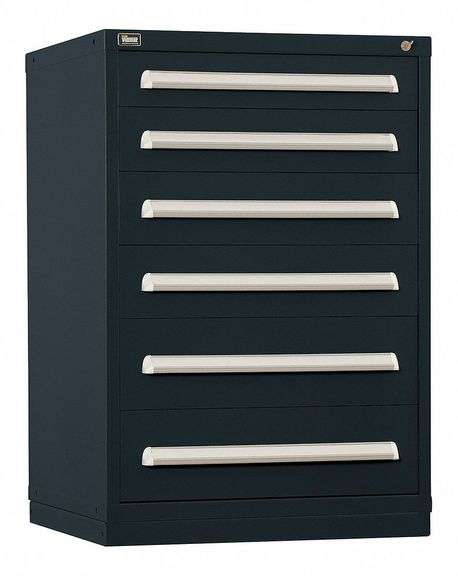 VIDMAR Modular Drawer Cabinet, 6 Drawers, Steel image