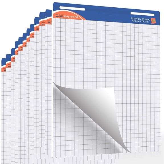 TFTAFAN Sticky Easel Pads 25 x 30 Inches (12) image