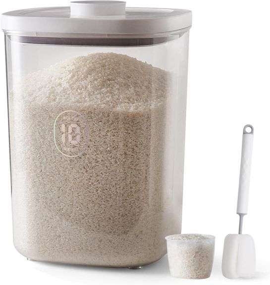 Rice Dispenser 20-25 lbs, 10 L, w/ Cup & Brush image