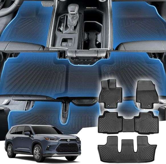 Toyota Grand Highlander Floor Mats, All Weather image