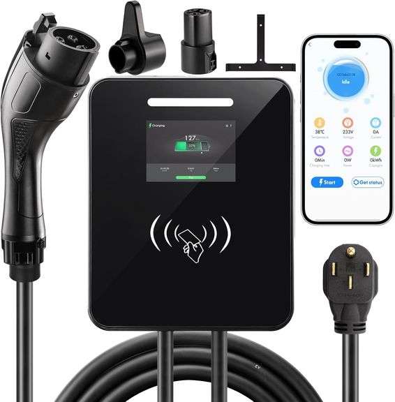 Level 2 EV Charger 48A 240V 11.5kW with NEMA 14-50 image