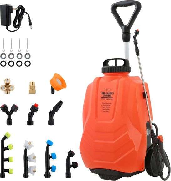 Battery Powered Backpack Sprayer 4.2 Gal image