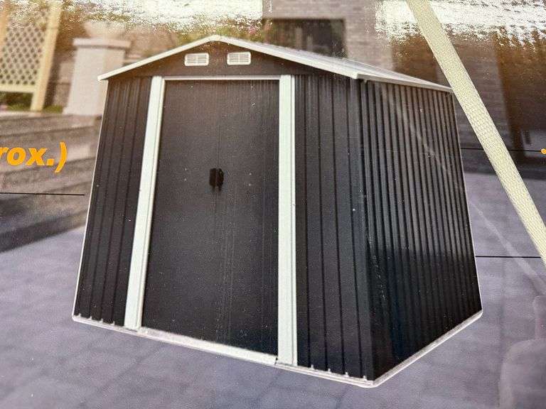 2025 Land Hero MS1010 10' x 10' Galvanized Apex Roof Metal Shed image