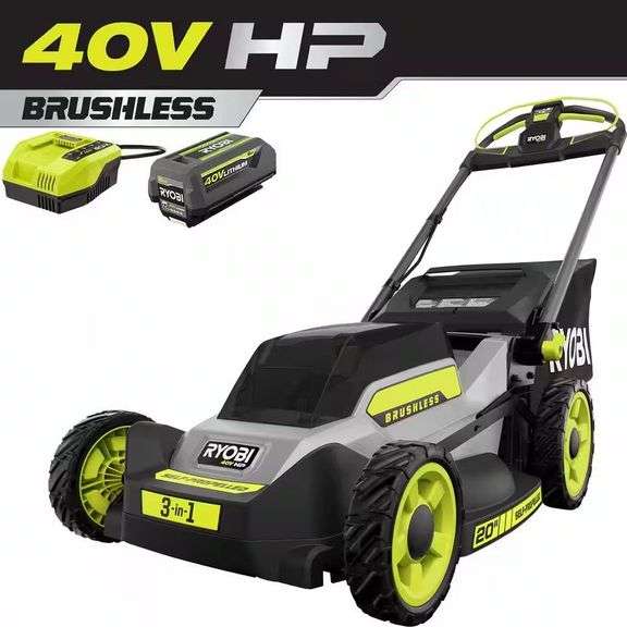 40V HP Brushless 20" Cordless Mower + 6.0Ah image