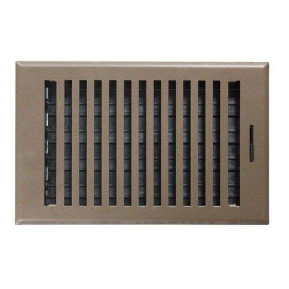 Accord Brooklyn Brown Floor Register (6x10) (4 Pack) image