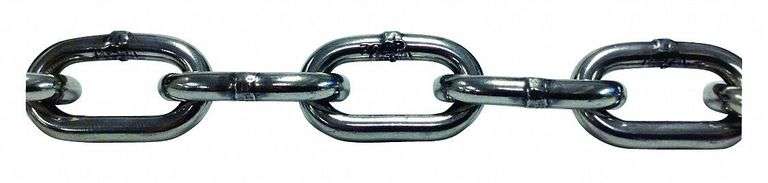 PEWAG 1/8" Chain, 30, 304 Stainless, Straight image