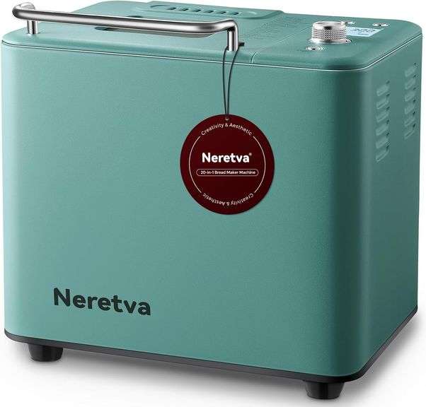 Neretva Bread Maker 20-in-1, 2lb, Stainless Green image
