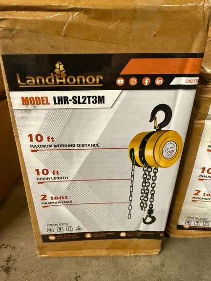 2025 Land Honor SL2T3M 2 Ton Chain Fall image
