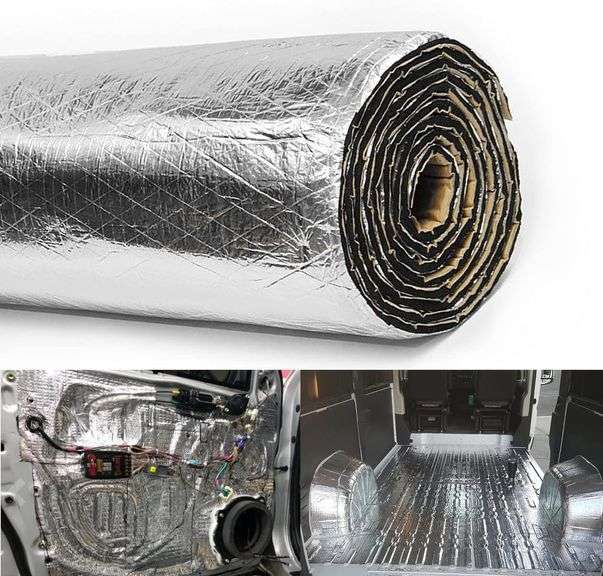 200mil 36.16 Sqft Car Sound Deadener Mat PE Foam image