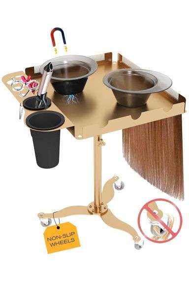 Hair Salon Tray-Salon Tray on Wheels, Cart... image