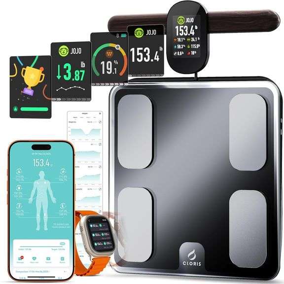 Cloris Smart Scale with Bluetooth 8 Electrodes image