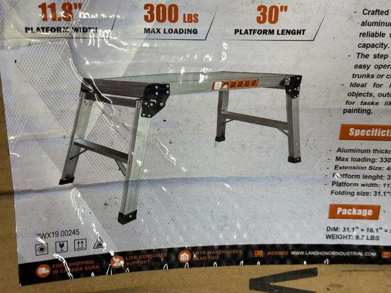 2025 Land Honor 330lbs Load Folding Stool image