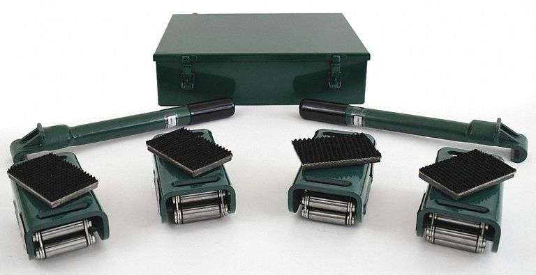 Hilman Rollers Kit: 16k lb, 4x2.5, Swivel image