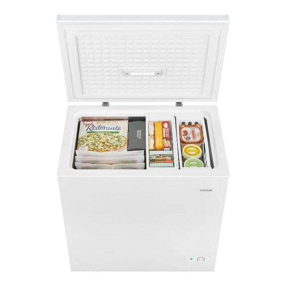 chi TCL 7.0 Cu. Ft. Chest Freezer, Garage Ready, White, with LED