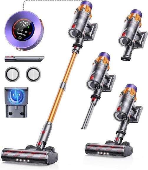 Cordless Vacuum, 550W 45KPA 60Mins, Stick Cleaner