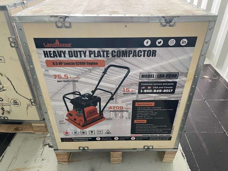 2025 Land Honor LHR-PC90 Heavy Duty Plate Compactor image