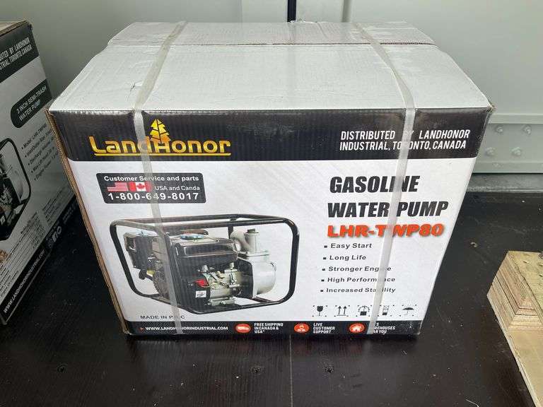 2025 Land Honor LHR-TWP80 7HP Gas 3" Semi-Trash Water Pump image