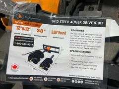 2025 Wolverine ADB-13-1218R Skid Steer Auger Attachment