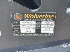 2024 Wolverine PHA-15-02C Skid Steer 3pt. Hitch Adapter with PTO