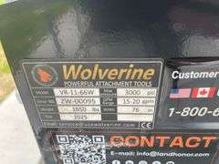 2025 Wolverine VR-11-66W Skid Steer Vibratory Roller