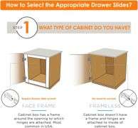 10 Pairs | Soft Close Drawer Slides 20 inch