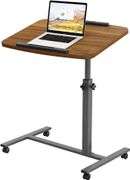 Laptop Table with Wheels, Adjustable & Portable